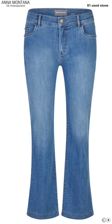 Finja 1297 Bern - Flared Fit - Schlagjeans - Trompetenform / 80 cm lang, von 36 bis 46 / ANNA MONTANA Finja 1297 Bern - Flared Fit - Schlagjeans - Trompetenform / 80 cm lang, von 36 bis 46 / ANNA MONTANA